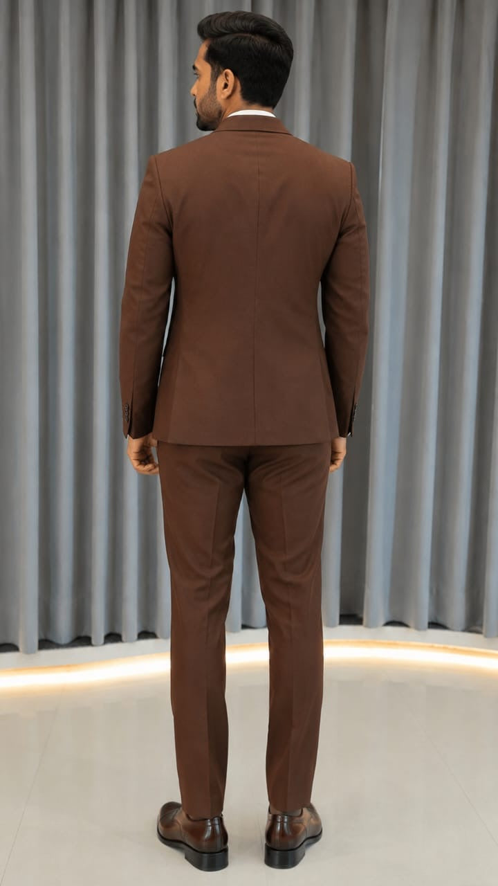 Mocha Brown Classic Blazer