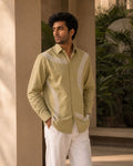 Sage Green Embroidered shirt