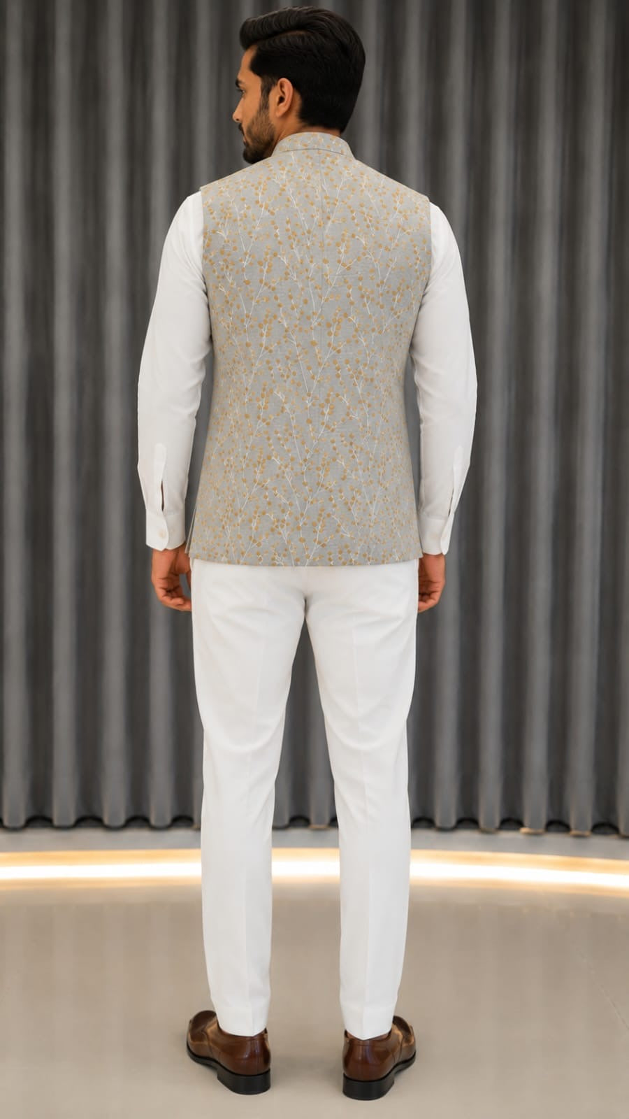 Silver Fern Jute Bundi