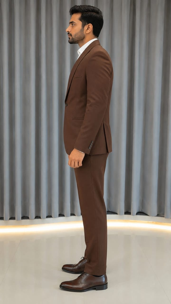 Mocha Brown Classic Blazer