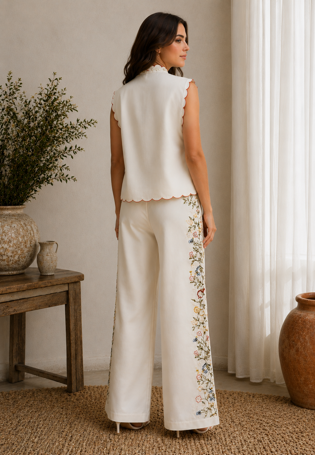 Ivory Bloom Co-Ord Set