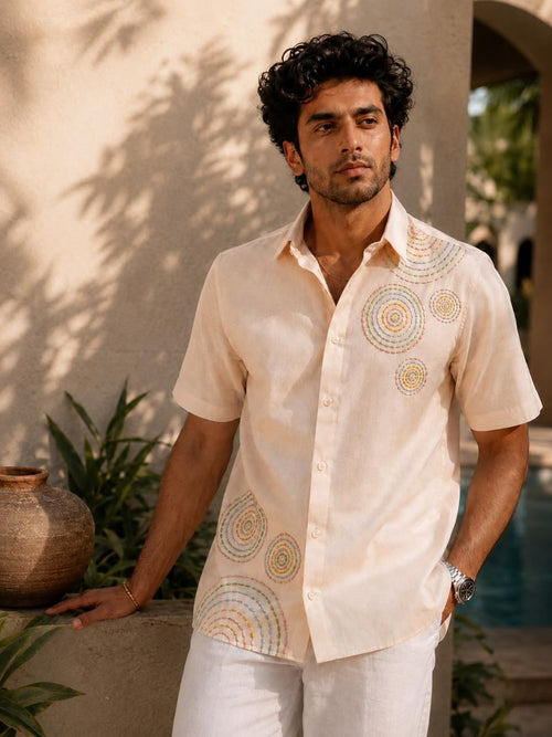 Peach halo shirt