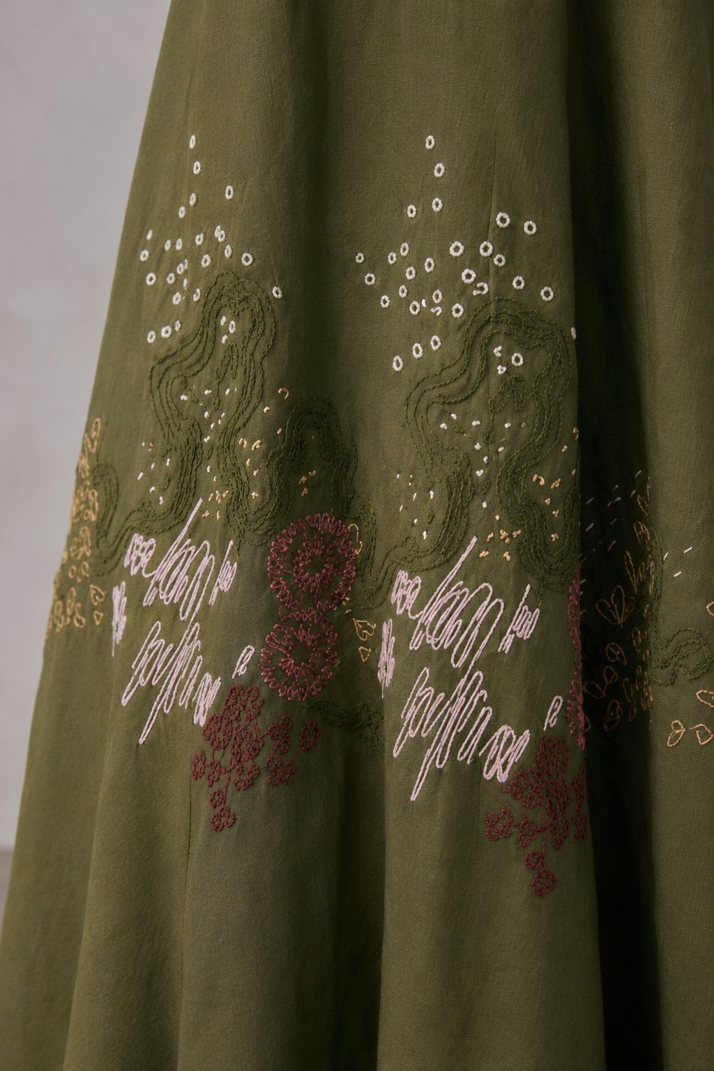 Meadow embroidered dress