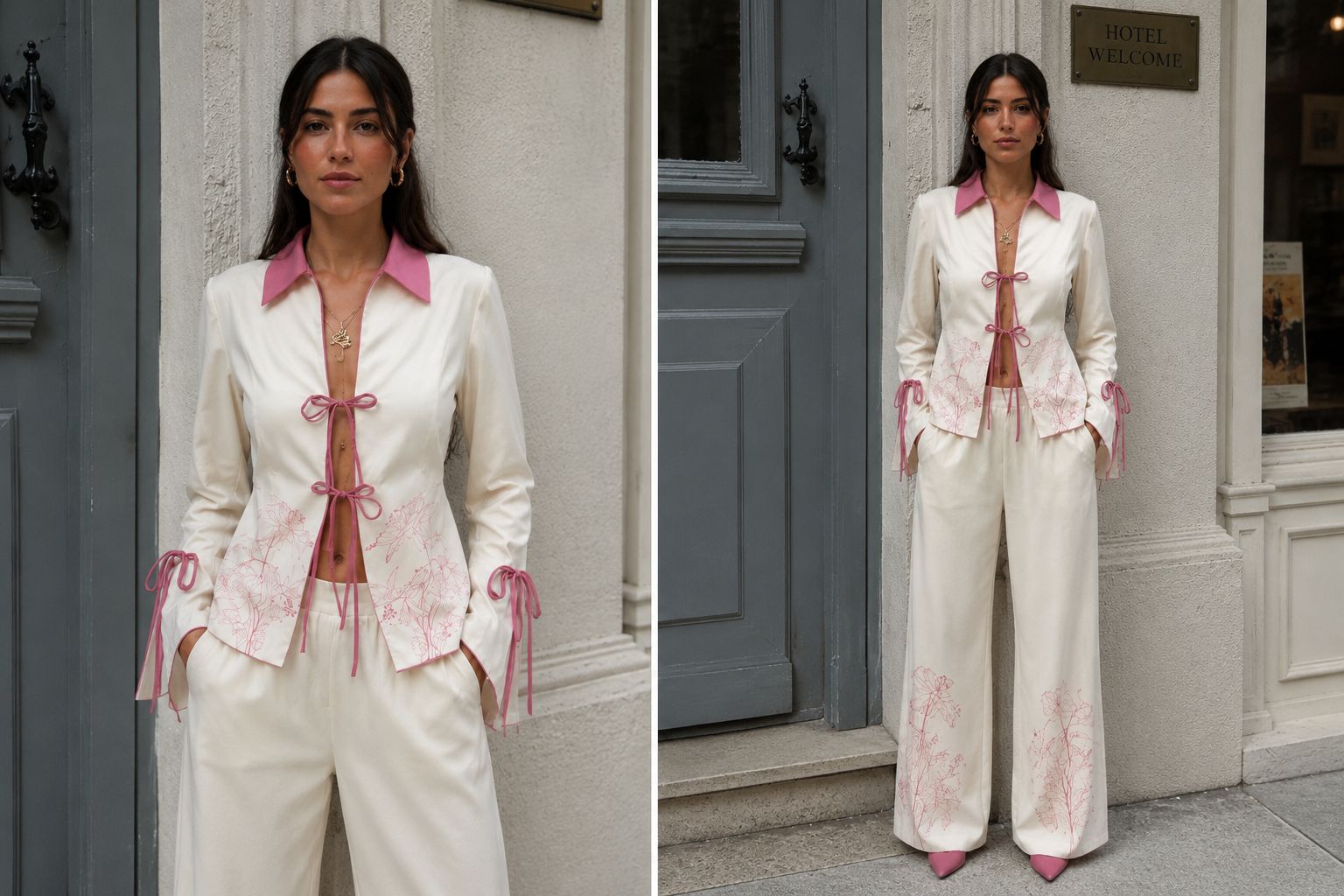 Blush bloom co-ord set