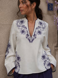 Amethyst Bloom Top