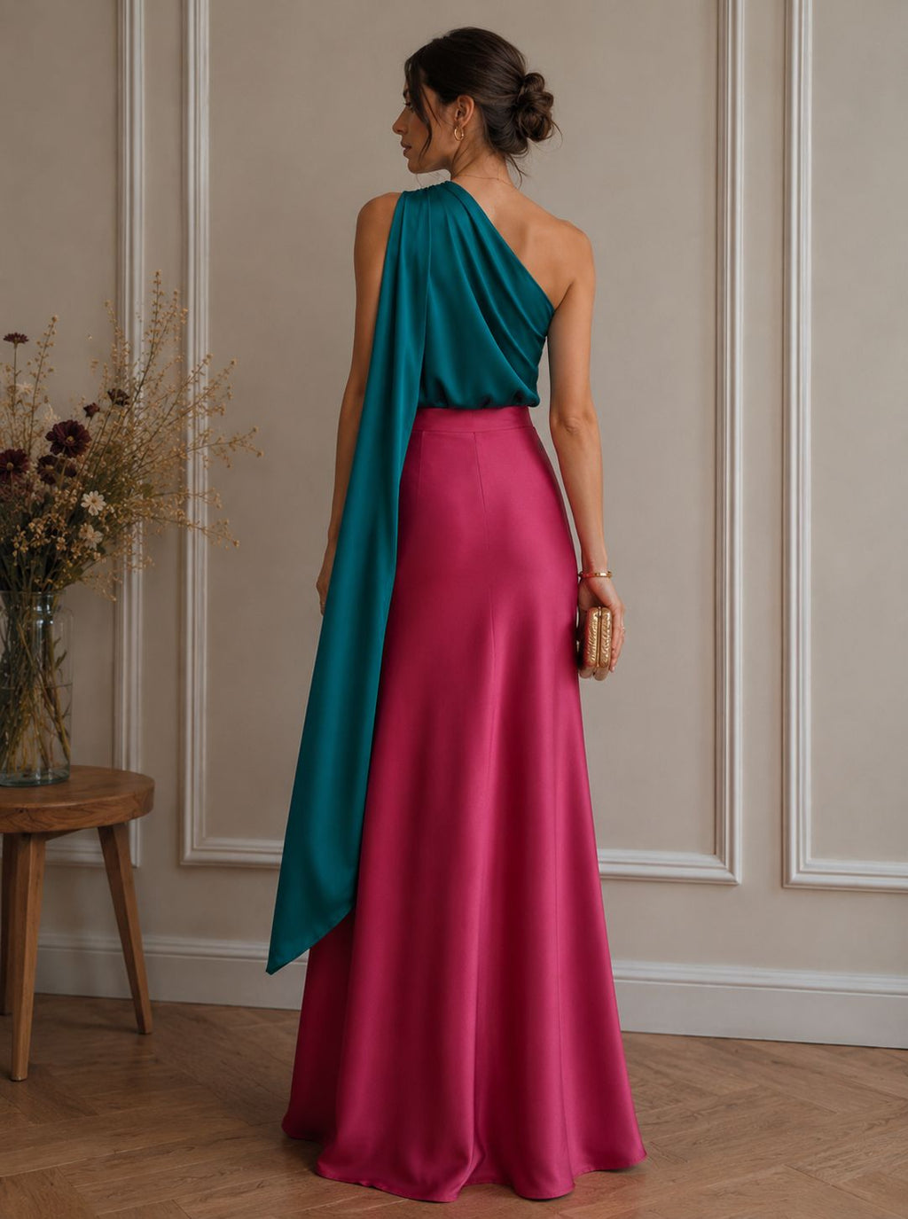 Emerald Rose Drape Set