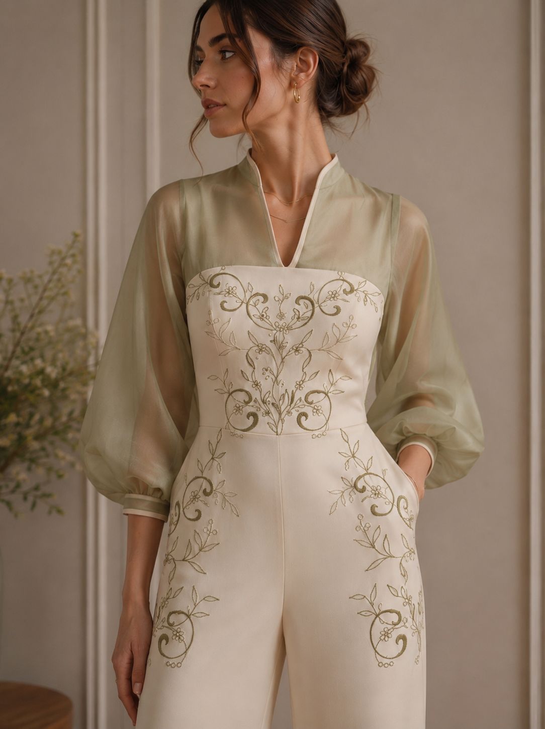 Sage Whisper Jumpsuit