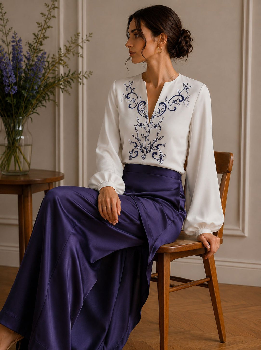Midnight Ivy Co-Ord Set