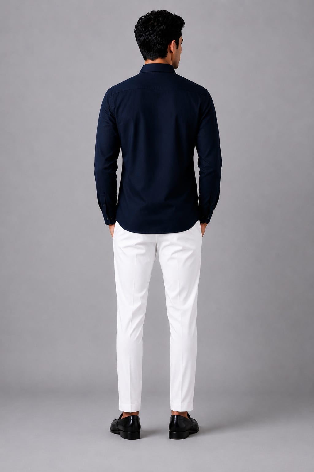 Midnight Branch Embroidered Shirt