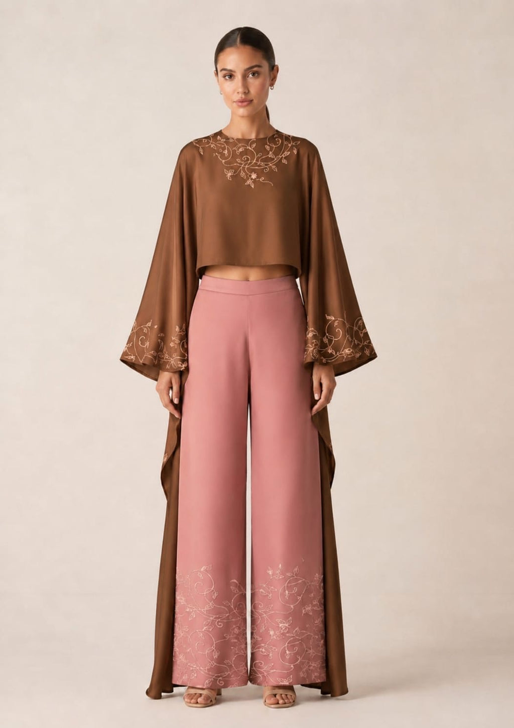 Mocha Blossom Top
