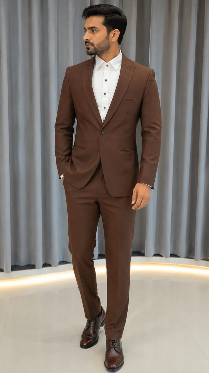 Mocha Brown Classic Blazer